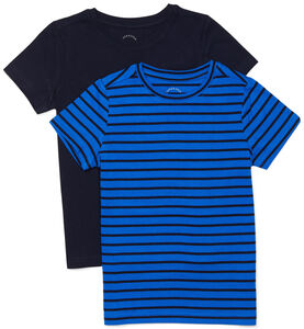Luca & Lola Adolfo T-Shirt 2er-Pack, Blue Stripes
