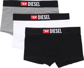 Diesel UMBX Damien Boxershorts 3er-Pack, Black/White/Grey Melange
