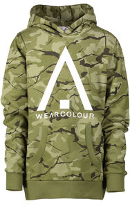 Wearcolour Patch Hoodie, Forest