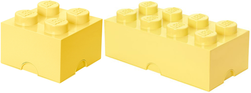 LEGO Aufbewahrung Paket Klein/Groß, Gelb