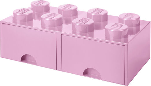 LEGO Aufbewahrungsbox mit Schublade 8, Rosa