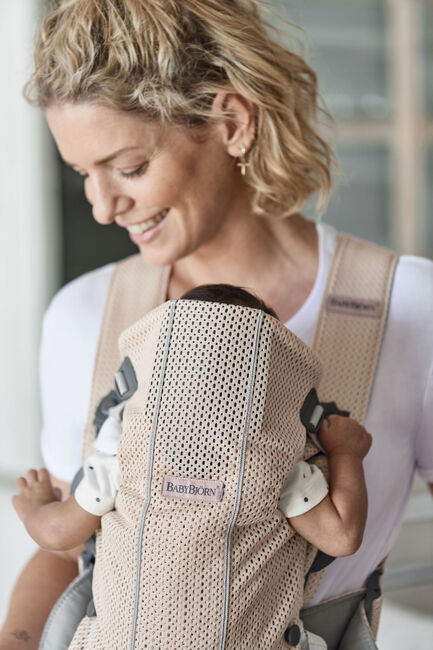 BabyBjörn Mini Babytrage 3D Mesh, Pearly Pink