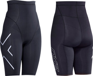 2XU Post-Natal Compression Shorts, Black/Silver