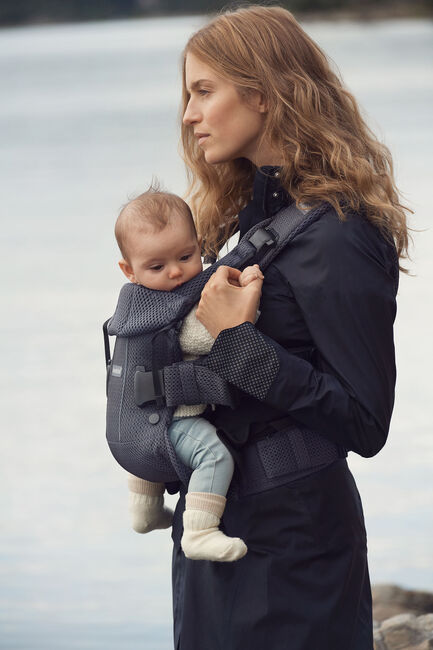 BabyBjörn One Air Babytrage 3D Mesh, Antracit Grey