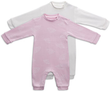 Tiny Treasure Maxime Overall 2er-Pack, Chalk Pink
