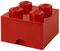 LEGO Aufbewahrungsbox mit Schublade 4, Rot