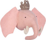 KidsDepot Elefantenkopf Princess Elephant, Pink