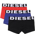 Diesel UMBX Shawn Boxershorts 3er-Pack, Black/Bluette/Red