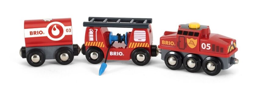 BRIO World 33844 Feuerwehr-Löschzug