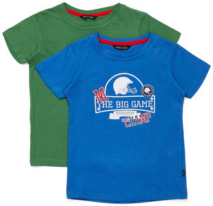 Luca & Lola San Marino T-Shirt 2er-Pack, Blue/Green