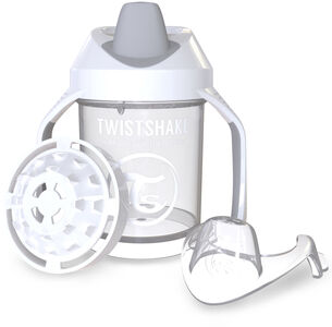 Twistshake Mini Cup Schnabeltasse 230ml, Weiß