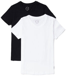 Luca & Lola Desiderio T-Shirt 2er-Pack, Black/White