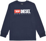 Diesel Tjustdivision Ml T-Shirt, Dark Blue