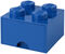 LEGO Aufbewahrungsbox mit Schublade 4, Blau